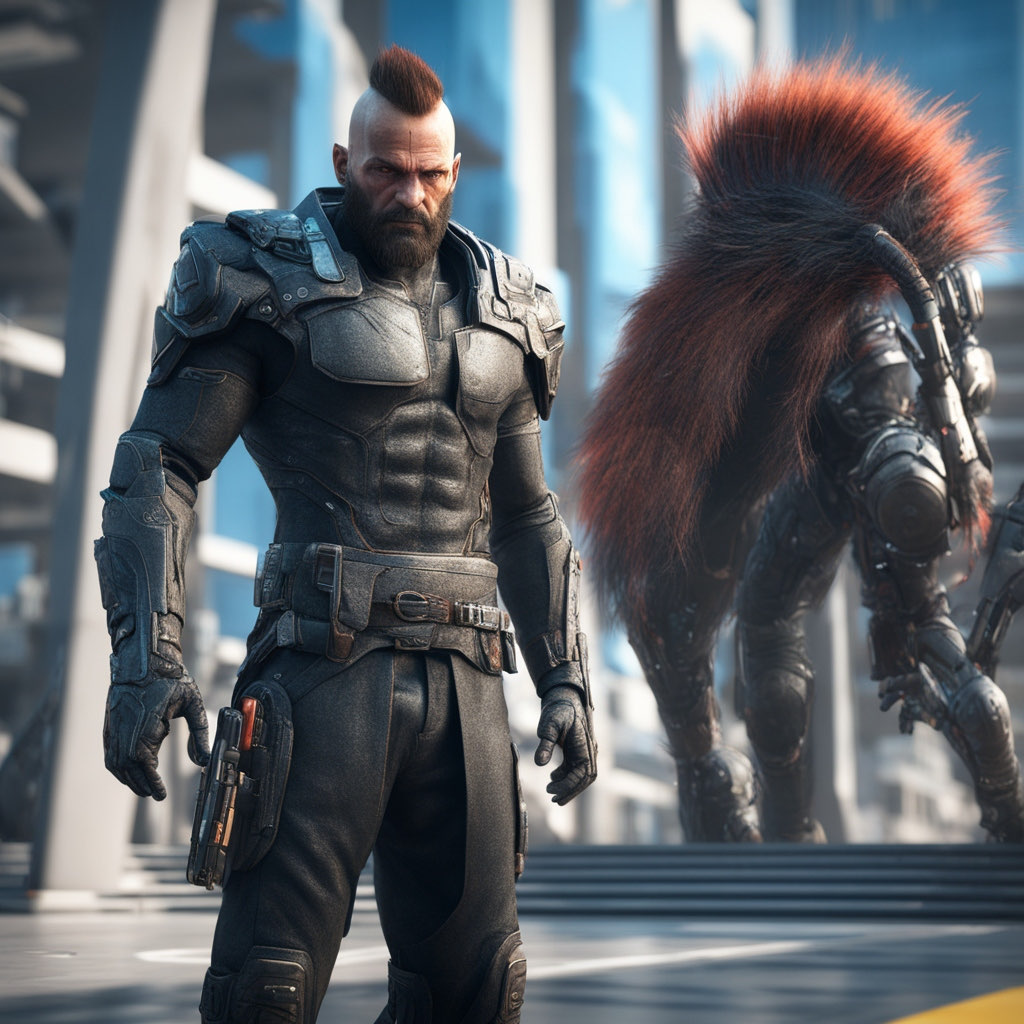 Areion, God of War with a Dog of War